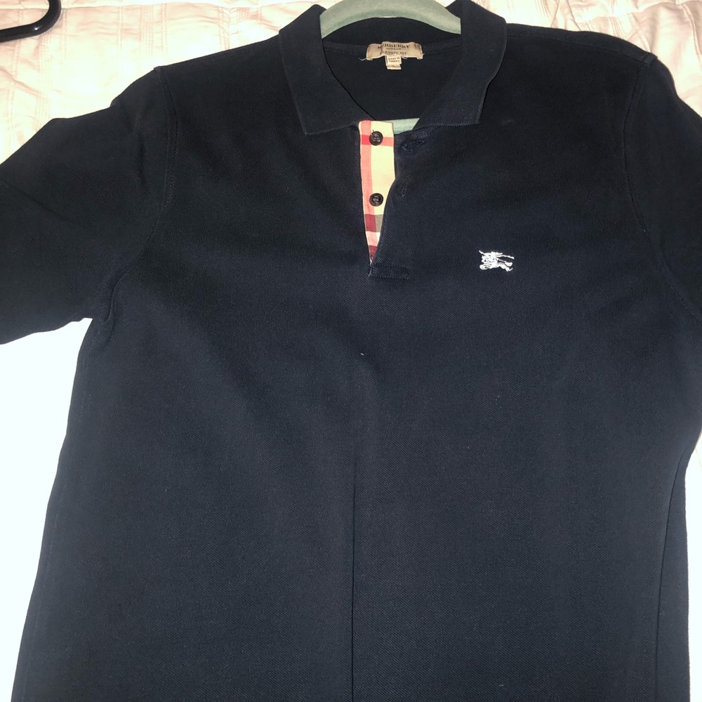 Burberry polo navy blue